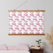 vrolijk en helder naadloos hangend wandkleed (Slaapkamer)