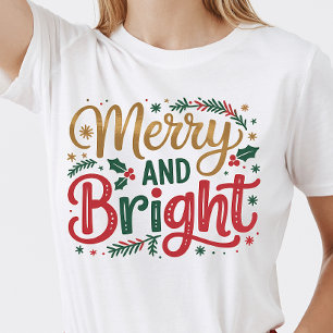 Vrolijk en Helder - Op maat gemaakte kerst voor de T-shirt