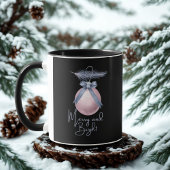 Vrolijk en helder Ornament Roze Pastel Vakantie Mok