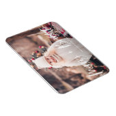 Vrolijk en helder penseel belettering foto kerst magneet (Rechterzijde)