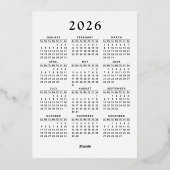 Vrolijk en helder Pinguïn Blauw Rood Goud Kerstmis Folie Feestdagenkaart (Achterkant)