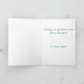 Vrolijk en helder Polka Dot kerstboom Feestdagen Kaart (Binnen)