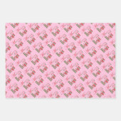 Vrolijk en helder, rood 'n groen inpakpapier vel (Voorkant 2)