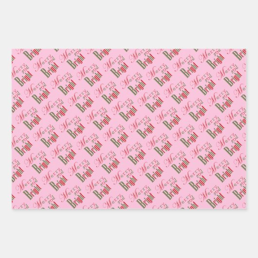 Vrolijk en helder, rood 'n groen inpakpapier vel (Voorkant 2)