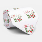 Vrolijk en helder, rood 'n groen stropdas (Opgerold)