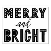 Vrolijk en helder rubberen stempel (Afrduk)