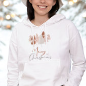 Vrolijk en helder Scandinavische Boho Kerstmis Hoodie