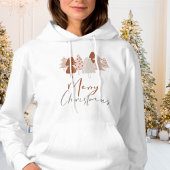 Vrolijk en helder Scandinavische Boho Kerstmis Hoodie
