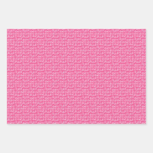 Vrolijk en helder schattig leuk kleurrijk Kerstmis Inpakpapier Vel (Voorkant)