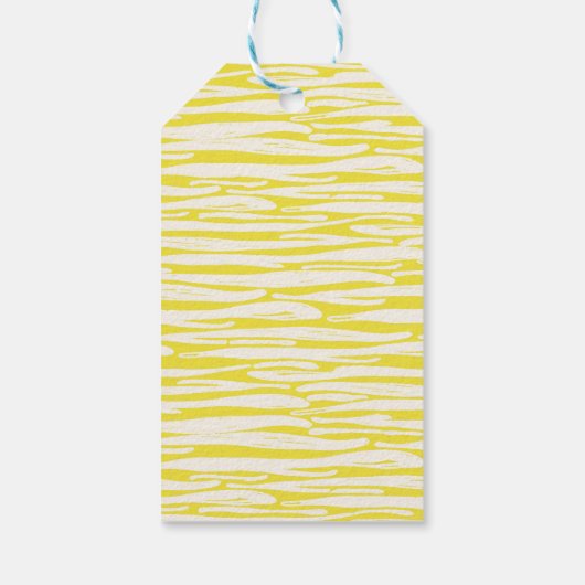 Vrolijk en helder Schattige kleurrijke familie ker Cadeaulabel (Achterkant)