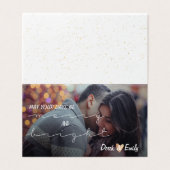 Vrolijk en helder script vakantie fotokaart kaart (Buitenkant ongevouwen)