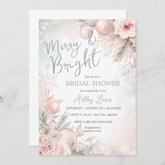 Vrolijk en helder Snowflake ornament vrijgezellenf Kaart (Voorkant / Achterkant)