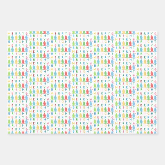 Vrolijk en helder vakantie inpakpapier (Voorkant 2)