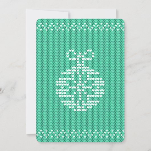 Vrolijk en helder vakantiefeest kaart (Achterkant)