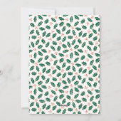 Vrolijk en helder Verloving Kerst Kaart (Achterkant)