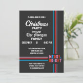 Vrolijk en helder vrolijk kerstfeest kaart (Staand voorkant)