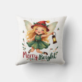 Vrolijk en helder, vrolijk kerstfeest kussen (Achterkant)