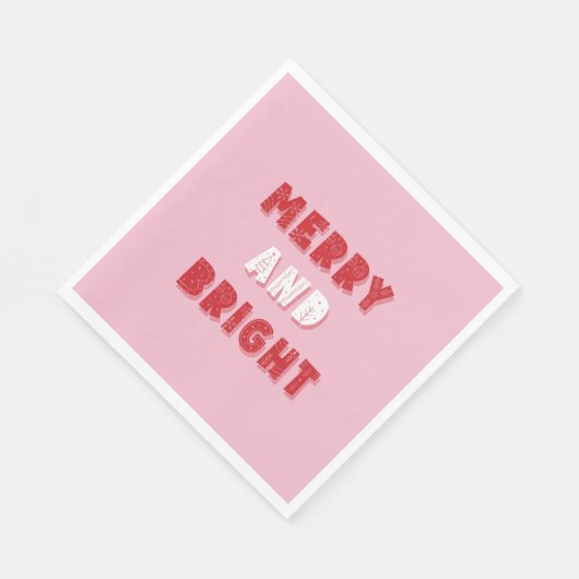 Vrolijk en helder, Vrolijk Kerstmis, Kerstmis, Roz Servet (Hoek)
