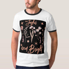 Vrolijk en helder Wildflower Design – Boho Floral T-shirt