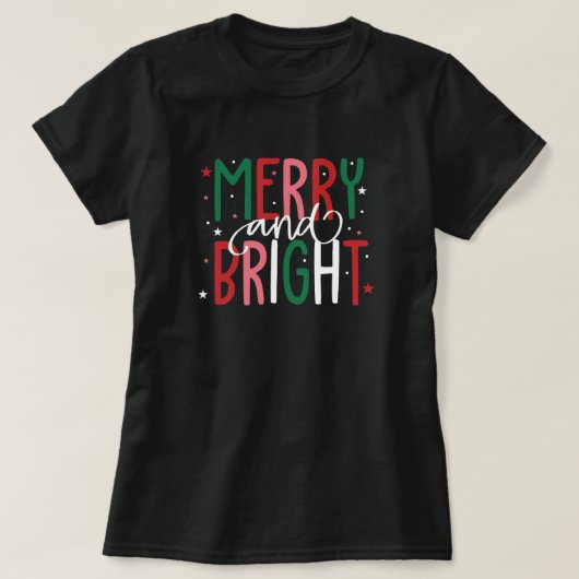 vrolijk en helder zweet shirt kerst (Design voorkant)