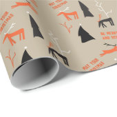 VROLIJK EN HERT KERST CADEAUPAPIER (Rol Hoek)