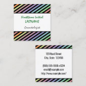 Vrolijk en leuk Cosmetologist Visitekaartje (Voorkant / Achterkant)