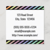 Vrolijk en leuk Cosmetologist Visitekaartje (Achterkant)