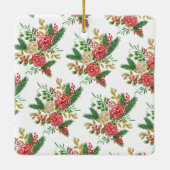 Vrolijk en licht Waterverf Familie Foto Vakantie Keramisch Ornament (Achterkant)