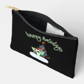 Vrolijk en magisch kerstfeest met een draak twist etui (Open)