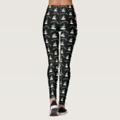 Vrolijk en magisch kerstfeest met een draak twist leggings (Achterkant)
