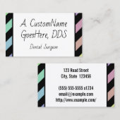 Vrolijk en speels Tandchirurg Visitekaartje (Voorkant / Achterkant)