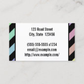 Vrolijk en speels Tandchirurg Visitekaartje (Achterkant)