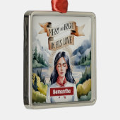 Vrolijk en stralend in zijn Ornament van liefde (Rechts)