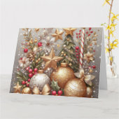 Vrolijk en stralend kerstfeest Ik ben leeg van bin Kaart (Gele Bloem)