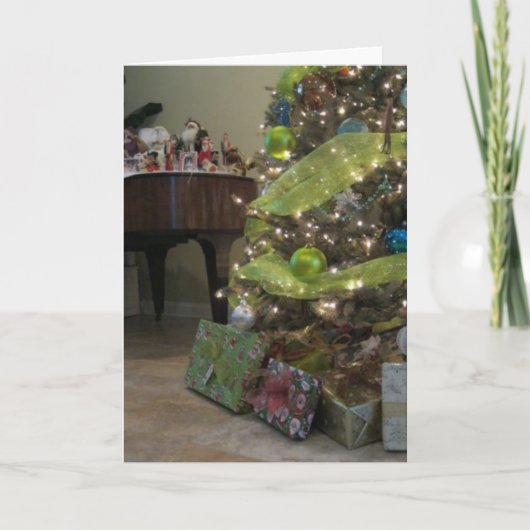 "Vrolijk en stralend kerstfeest" - Wenskaart Feestdagen Kaart (Voorkant)