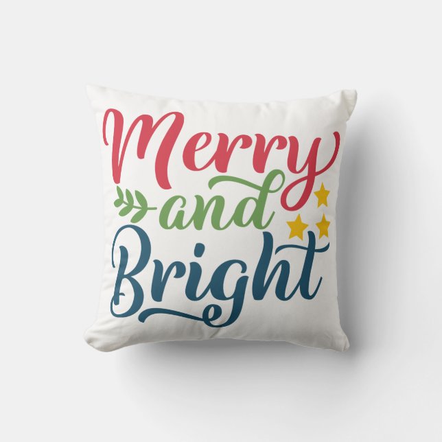 Vrolijk en stralend Sierkussen - Feestelijk (Voorkant)