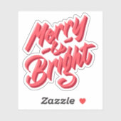 Vrolijk en stralend sticker (Vel)