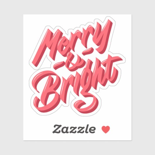 Vrolijk en stralend sticker (Vel)