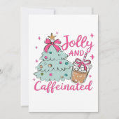 Vrolijk en vol cafeïne bedankkaart (Voorkant)