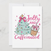 Vrolijk en vol cafeïne bedankkaart (Achterkant)