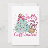 Vrolijk en vol cafeïne kaart (Achterkant)