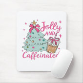 Vrolijk en vol cafeïne muismat (Met muis)