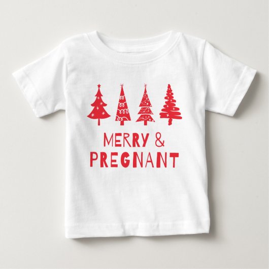 Vrolijk en zwanger met Kerstmis (Voorkant)