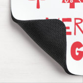 Vrolijk en zwanger met Kerstmis Muismat (Hoek)