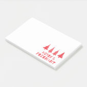 Vrolijk en zwanger met Kerstmis Post-it® Notes (Schuin)