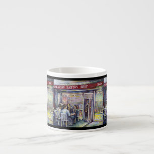 vrolijk espresso kop