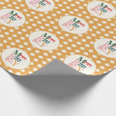 Vrolijk  feestdagen cadeaupapier (Hoek)