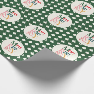 Vrolijk feestdagen cadeaupapier