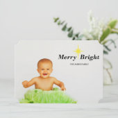 vrolijk feestdagenkaart (Staand voorkant)