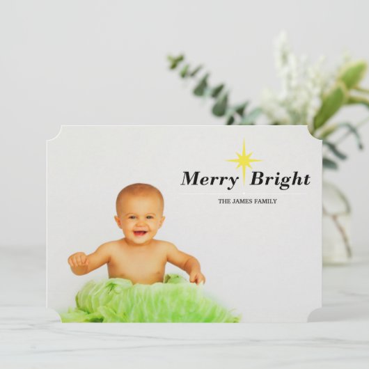 vrolijk feestdagenkaart (Staand voorkant)